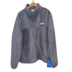 Columbia Gray Fleece Jacket NWT‎ Men’s XXL